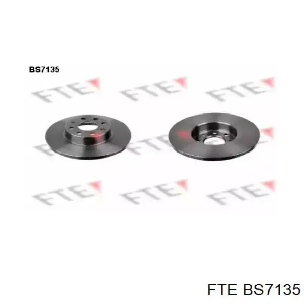 Передние тормозные диски BS7135 FTE