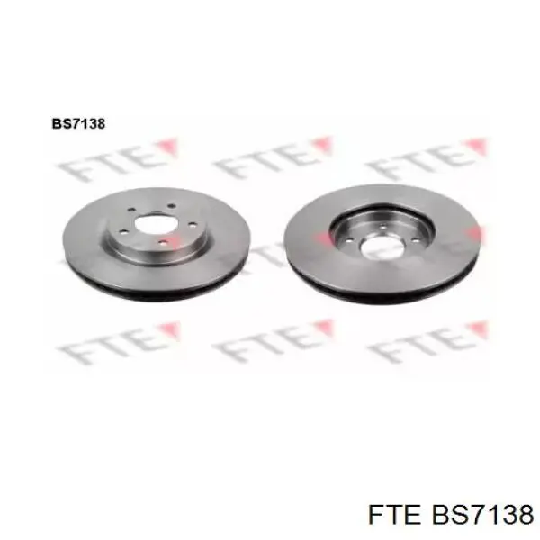 BS7138 FTE диск тормозной передний