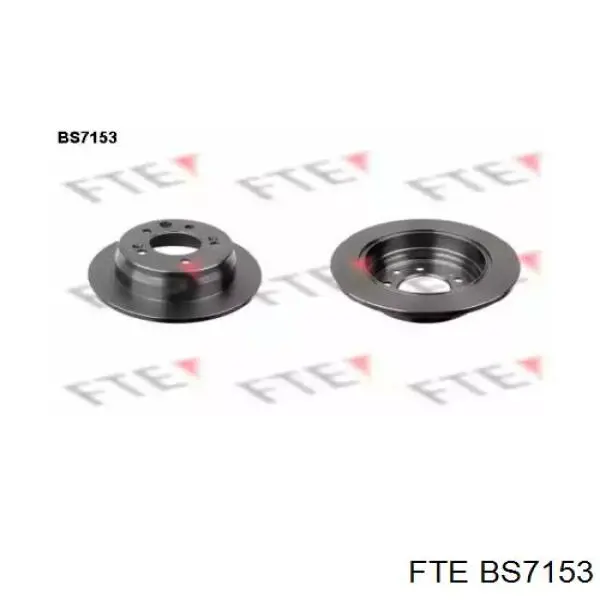 BS7153 FTE диск тормозной задний