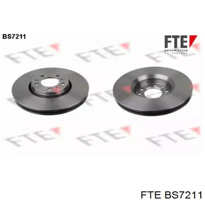 BS7211 FTE диск тормозной передний