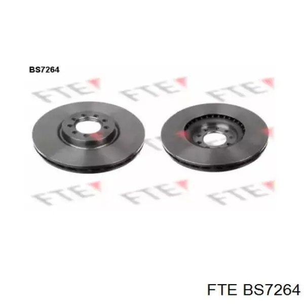 BS7264 FTE диск тормозной передний