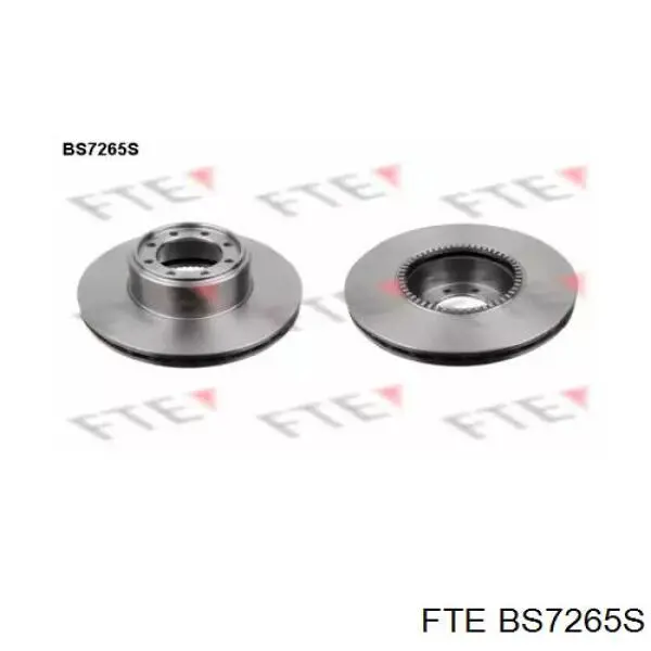 BS7265S FTE диск тормозной задний