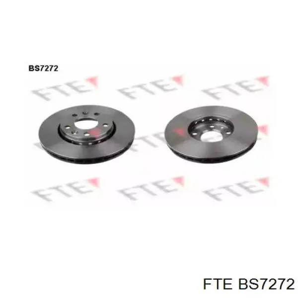 BS7272 FTE диск тормозной передний
