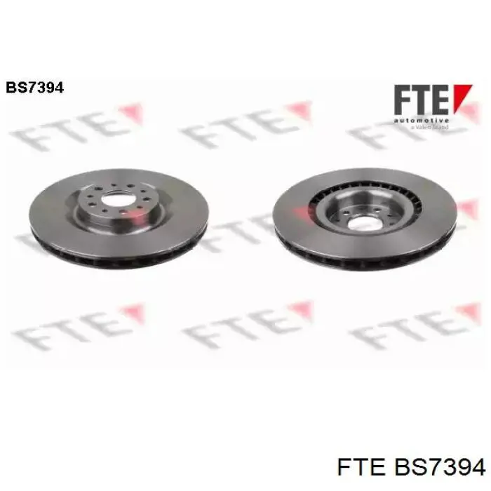 BS7394 FTE диск тормозной передний