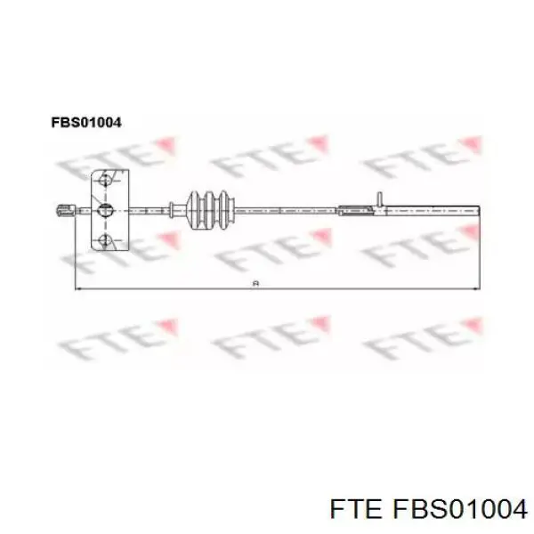 Передний трос ручника FBS01004 FTE