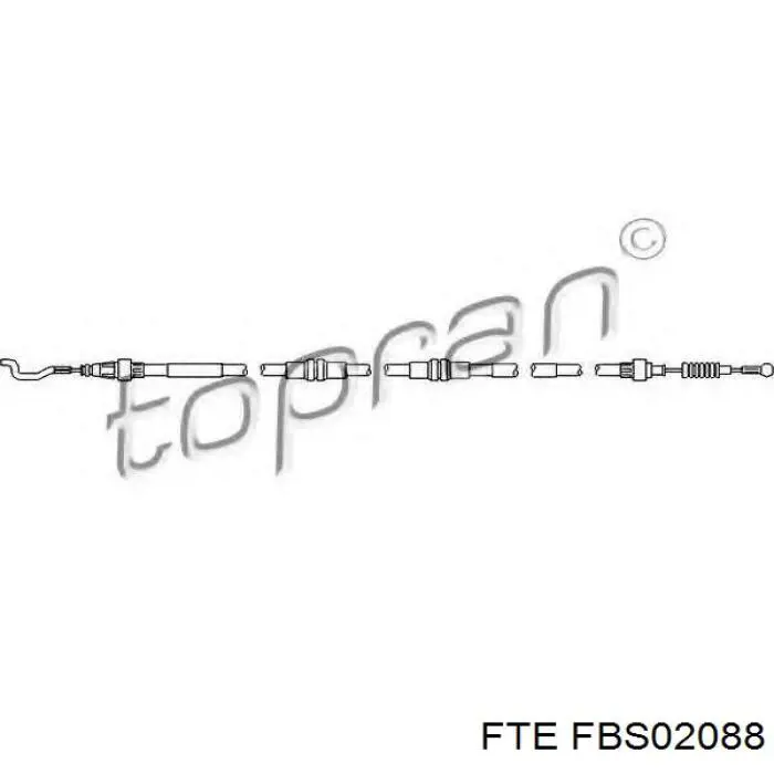 Купить FBS02088 FTE Тормоз стояночный