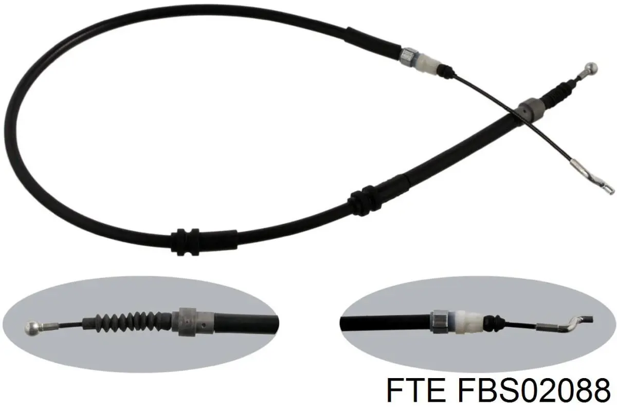 Задний трос ручника FTE FBS02088 цена, от 11.68 USD