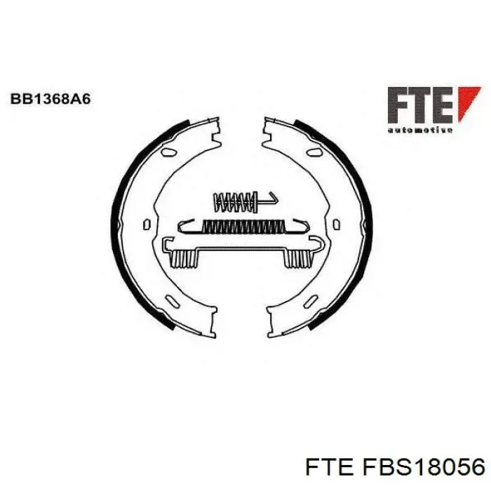 Трос ручника FBS18056 FTE