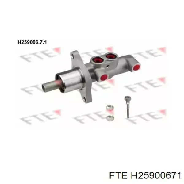 Цилиндр тормозной главный LM80613 Delphi