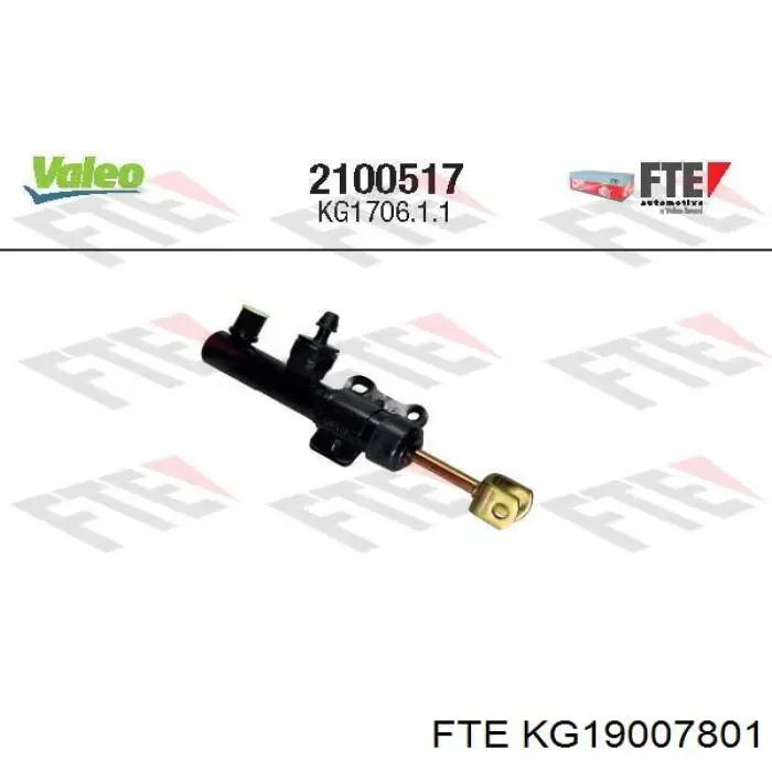 Цилиндр сцепления FTE KG19007801
