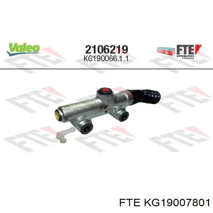 KG19007801 FTE Цилиндр сцепления, главный
