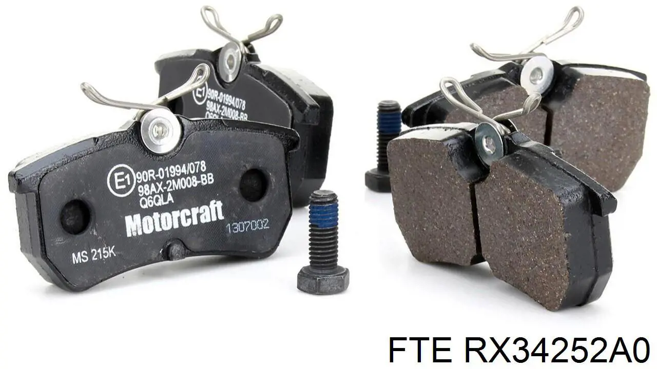 RX34252A0 FTE Суппорт тормозной задний правый