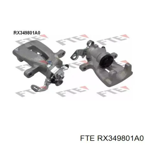 RX 349801 A0 FTE суппорт тормозной задний левый