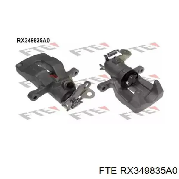 RX349835A0 FTE суппорт тормозной задний левый