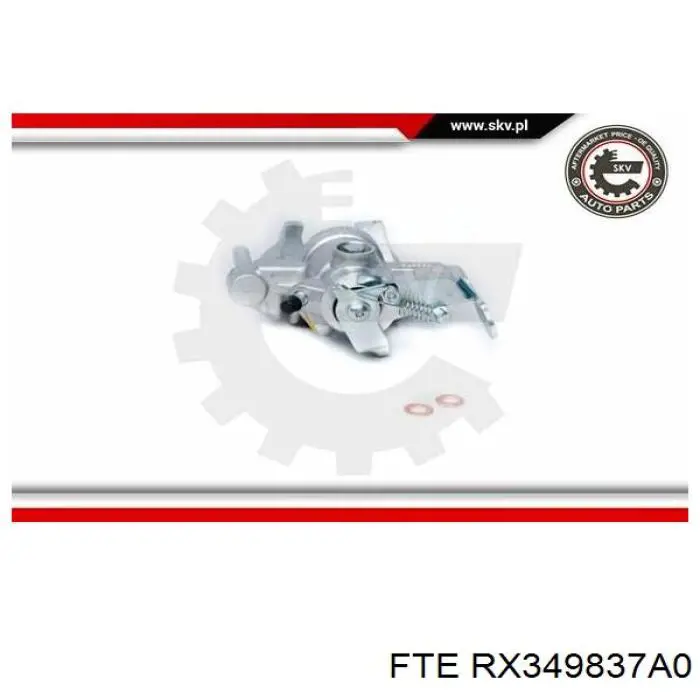 5542001 Opel Тормозной суппорт задний левый