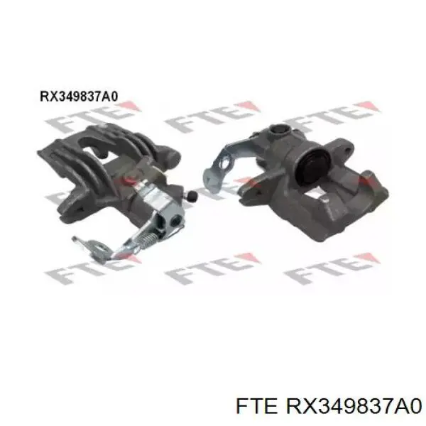 RX349837A0 FTE суппорт тормозной задний левый