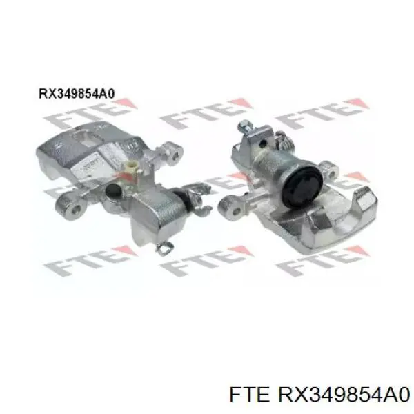 RX349854A0 FTE суппорт тормозной задний правый