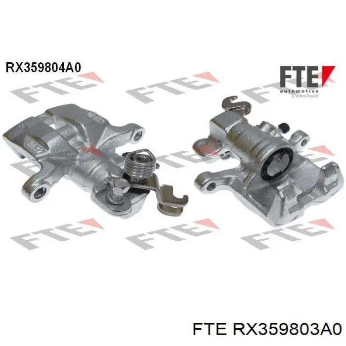 Задний левый суппорт FTE RX359803A0 цена, от 48.14 USD