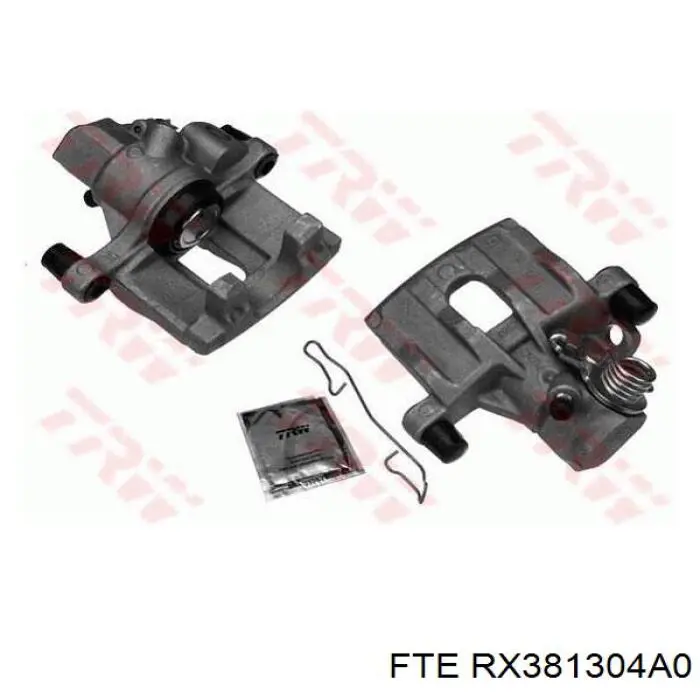 Суппорт тормозной задний левый RX381304A0 FTE