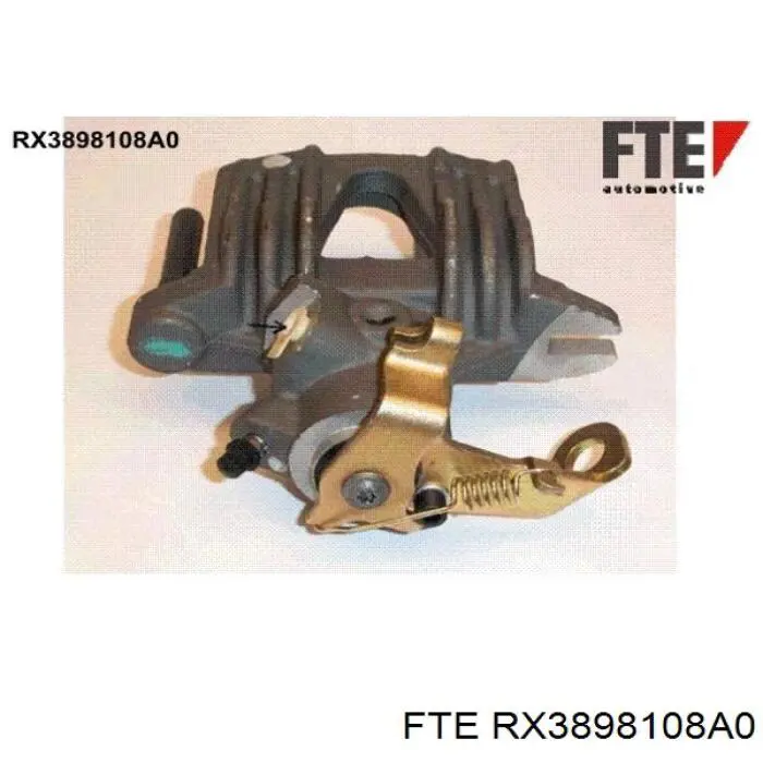 RX3898108A0 FTE суппорт тормозной задний правый