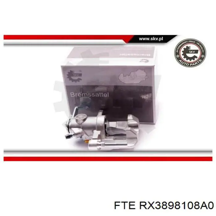 Тормозной суппорт правый задний FTE RX3898108A0 цена, от 52.68 USD