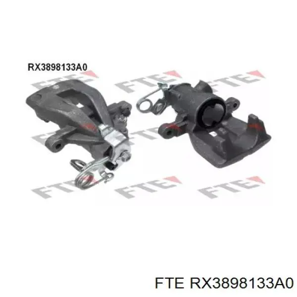 RX3898133A0 FTE суппорт тормозной задний левый