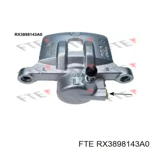 Суппорт тормозной задний левый RX3898143A0 FTE