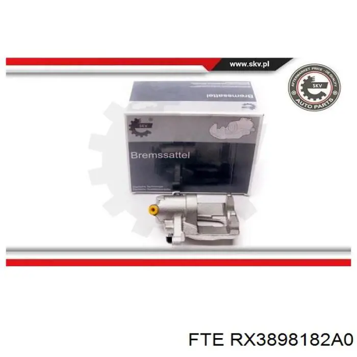 RX3898182A0 FTE суппорт тормозной задний правый