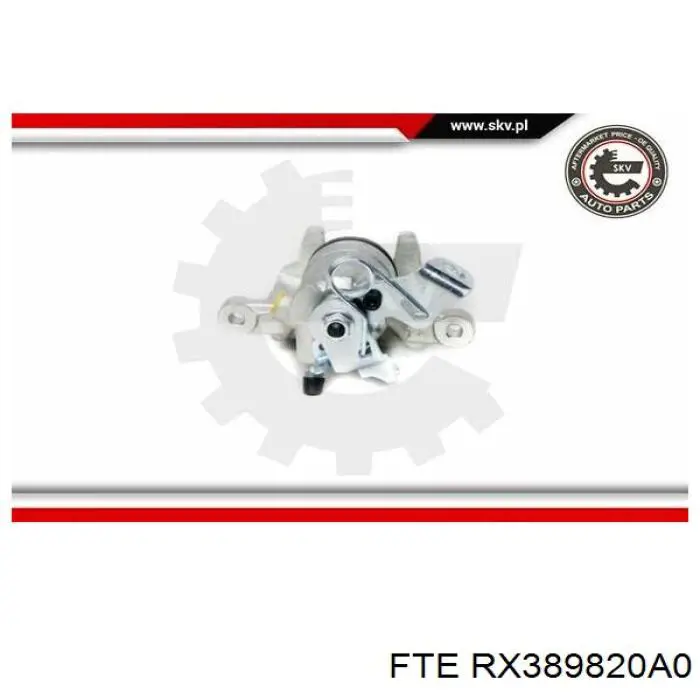 Суппорт тормозной левый задний FTE RX389820A0