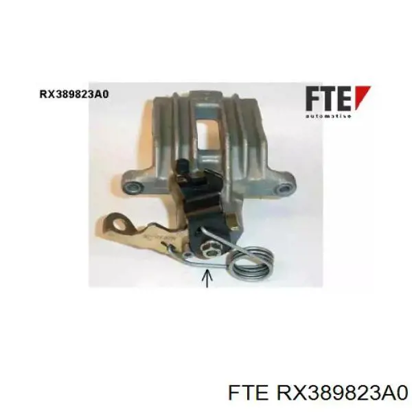 Pinza de freno trasero derecho RX389823A0 FTE