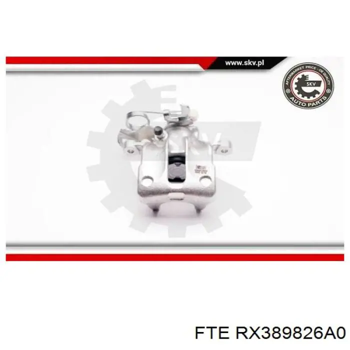 Суппорт тормозной левый задний FTE RX389826A0