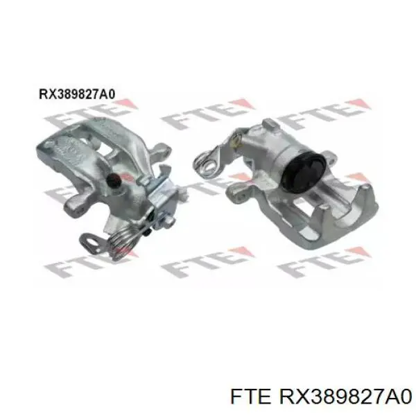 RX389827A0 FTE суппорт тормозной задний правый