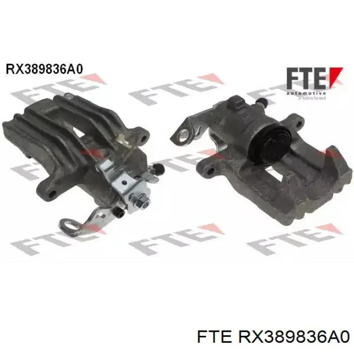RX389836A0 FTE суппорт тормозной задний левый