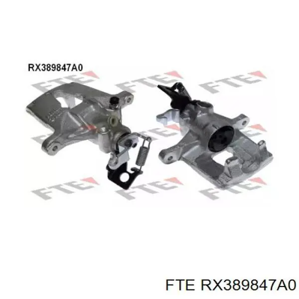 Суппорт тормозной задний левый RX389847A0 FTE