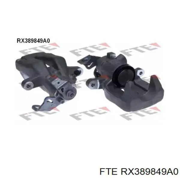 RX389849A0 FTE суппорт тормозной задний левый