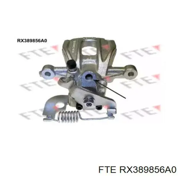 RX389856A0 FTE суппорт тормозной задний правый