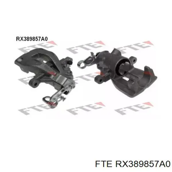 RX 389857 A0 FTE суппорт тормозной задний левый