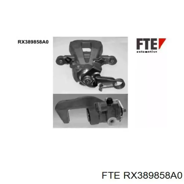 RX389858A0 FTE суппорт тормозной задний правый