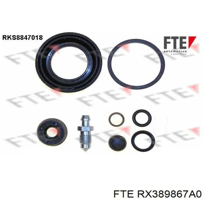 Задний левый суппорт FTE RX389867A0 цена, от 51.23 USD