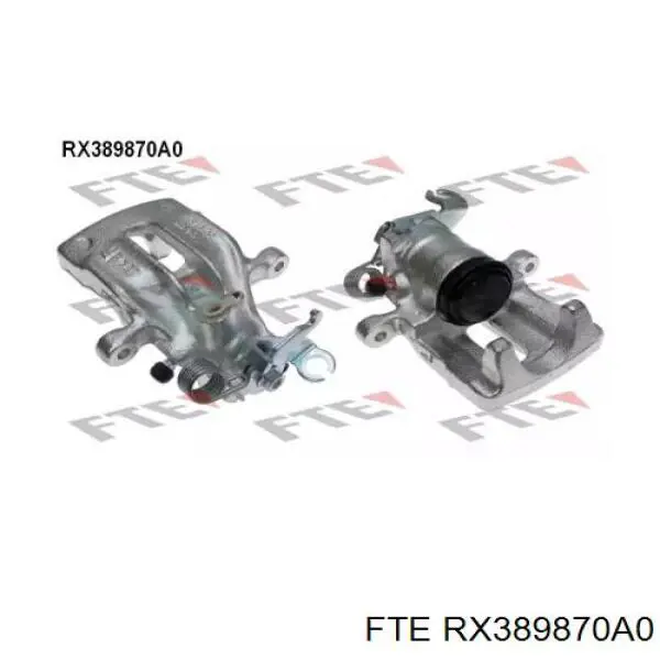 Суппорт тормозной задний правый RX389870A0 FTE