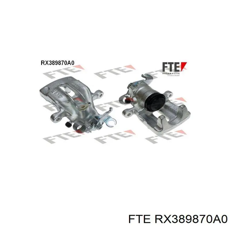Тормозной суппорт правый задний FTE RX389870A0 цена, от 43.80 USD