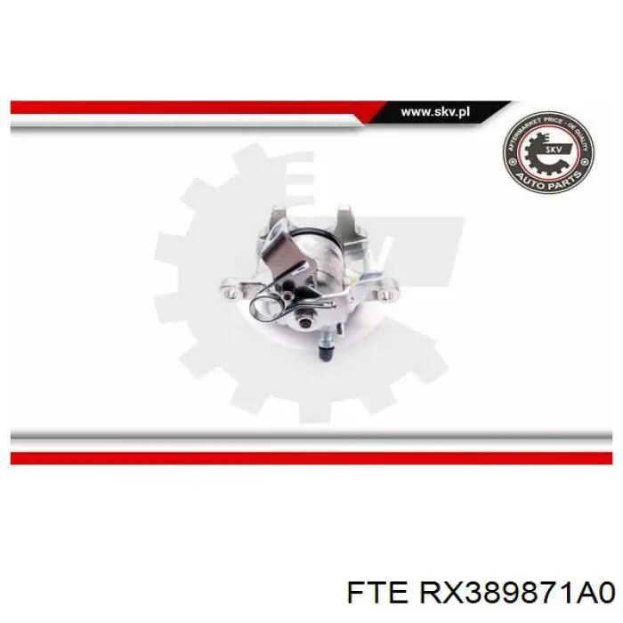 Задний левый суппорт FTE RX389871A0 цена, от 62.80 USD