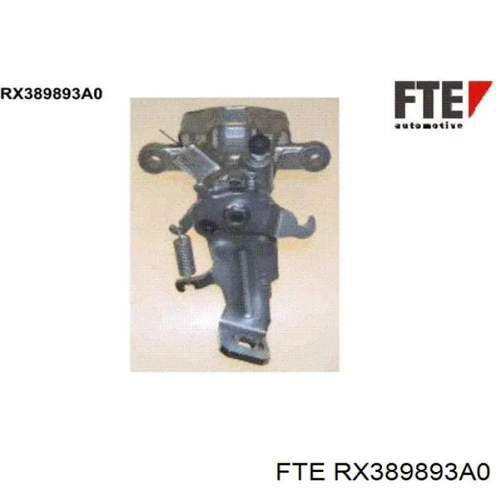 RX389893A0 FTE суппорт тормозной задний левый