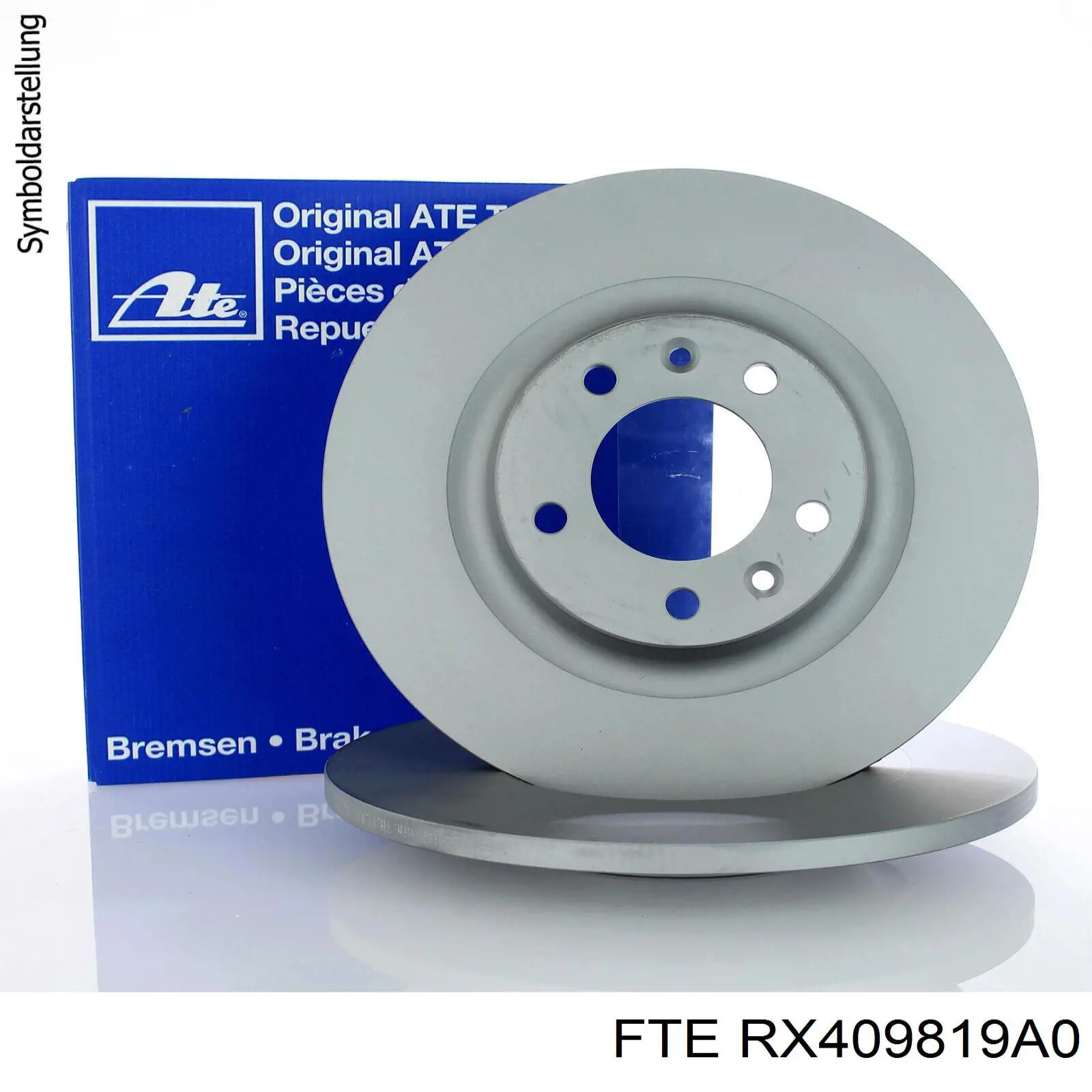 RX409819A0 FTE Суппорт тормозной, передний, левый