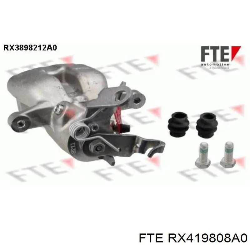 RX419808A0 FTE Суппорт тормозной задний правый