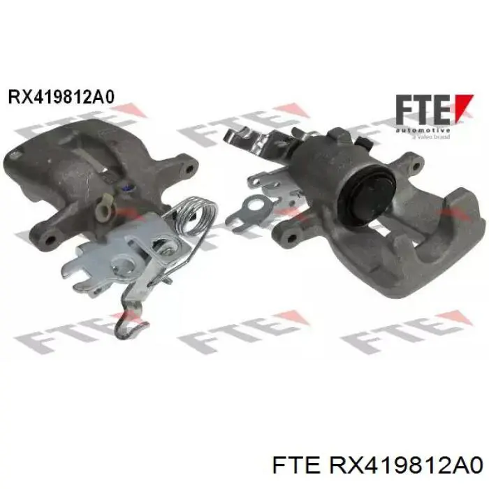 RX419812A0 FTE Суппорт тормозной задний правый