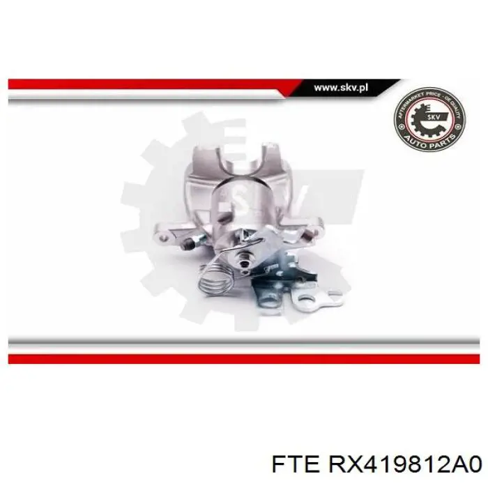 Тормозной суппорт правый задний FTE RX419812A0 цена, от 63.48 USD