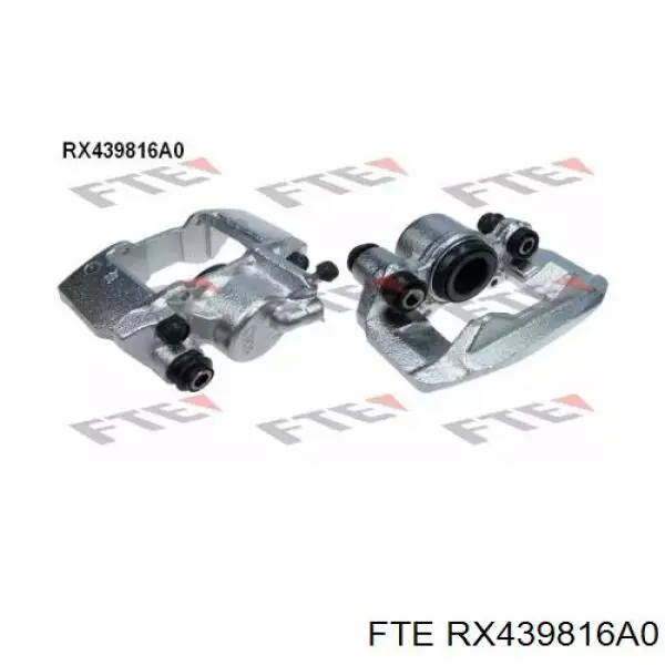 Суппорт тормозной задний левый RX439816A0 FTE