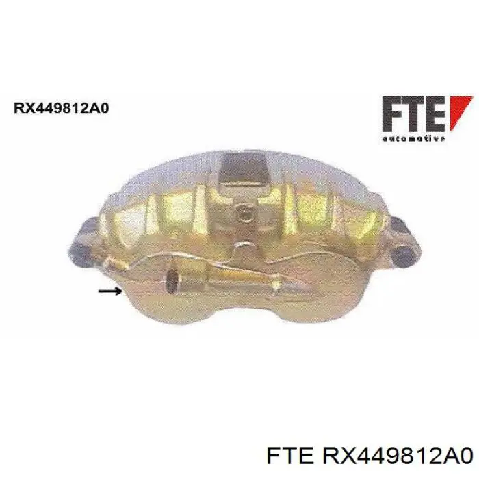 Тормозной суппорт FTE RX449812A0 цена, от 52.84 USD