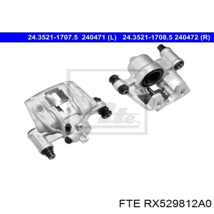 Тормозной суппорт правый задний FTE RX529812A0 цена, от 47.68 USD